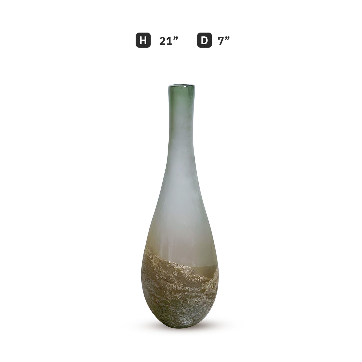 GV525 OMBRE CENTERPIECE GLASS VASES