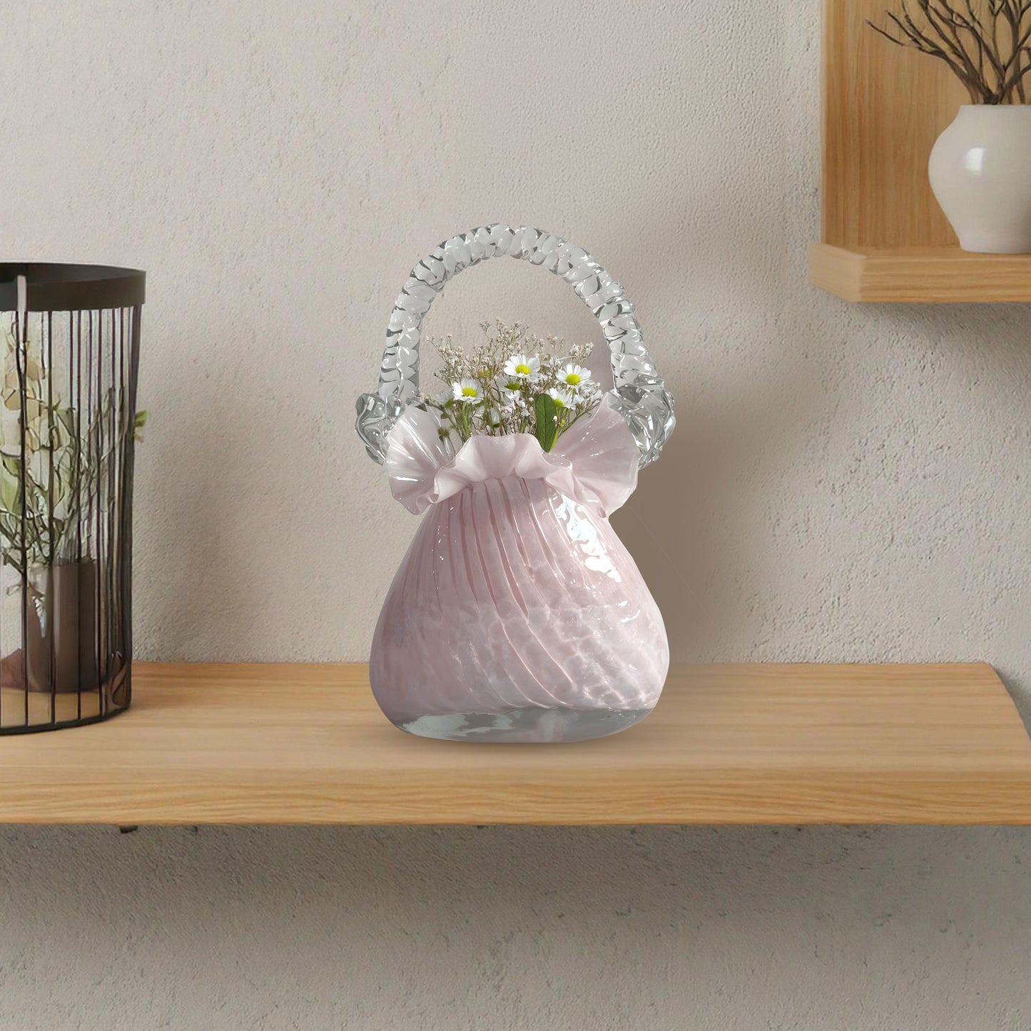 GD532 PINK CENTERPIECE GLASS