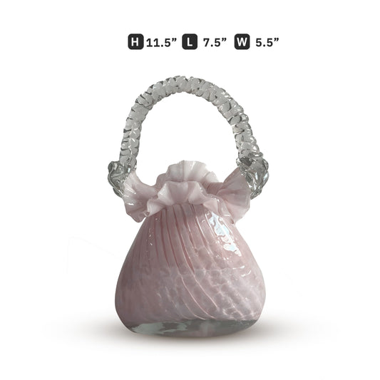 GD532 PINK CENTERPIECE GLASS