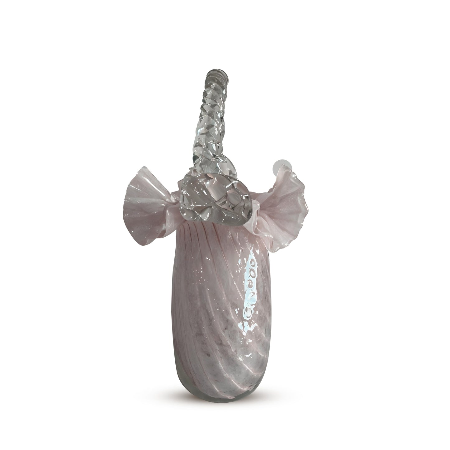 GD532 PINK CENTERPIECE GLASS