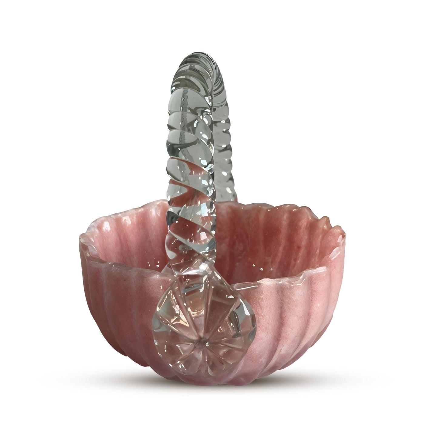 GD533 PINK CENTERPIECE GLASS
