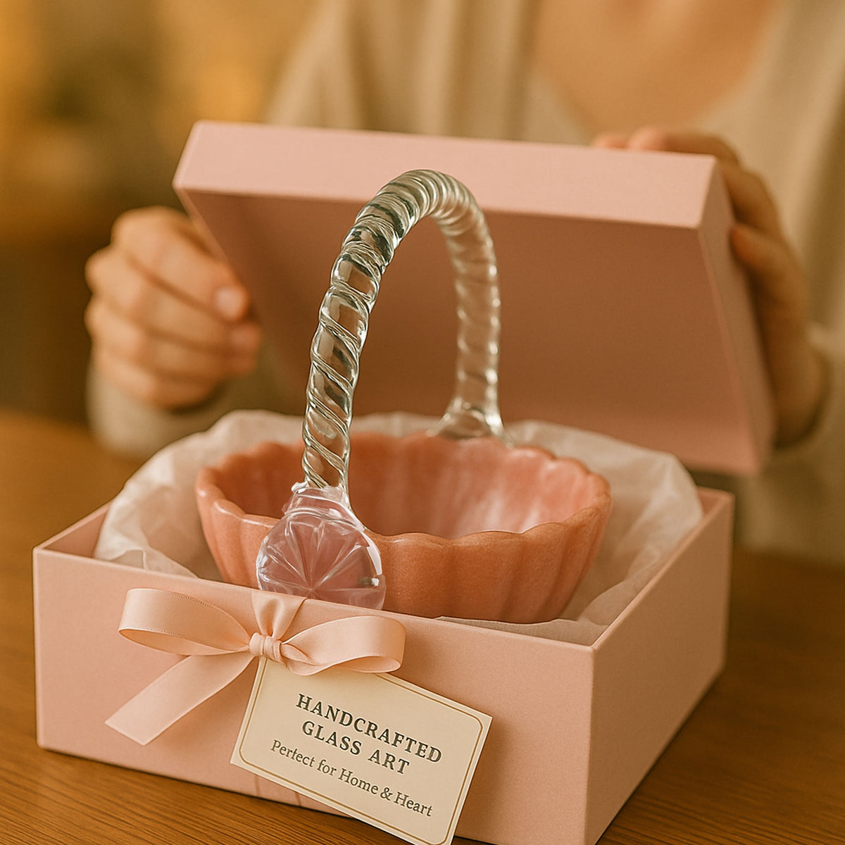 GD533 PINK CENTERPIECE GLASS VASES