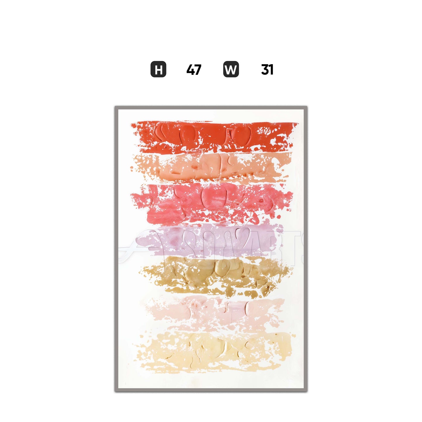 WA593 PASTEL CANVAS WALL ART