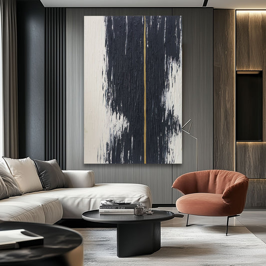 WA598 BLACK & WHITE CANVAS WALL ART