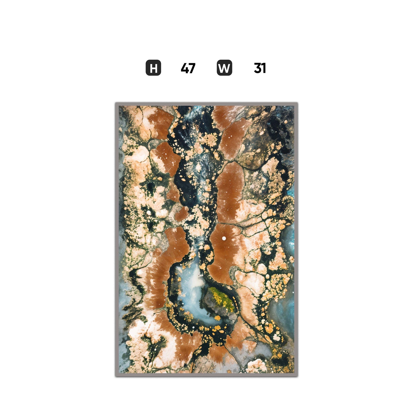 WA604 MIXED COLORS CANVAS WALL ART