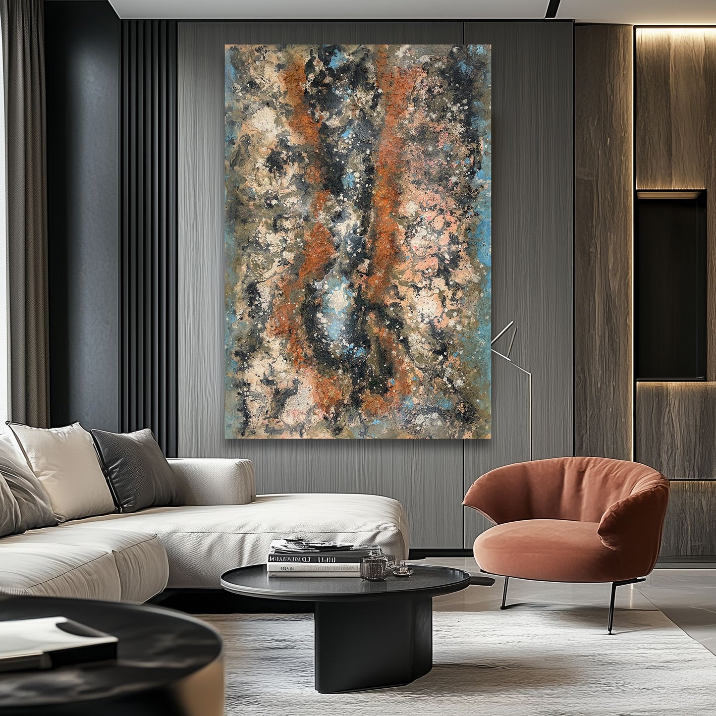 WA604 MIXED COLORS CANVAS WALL ART