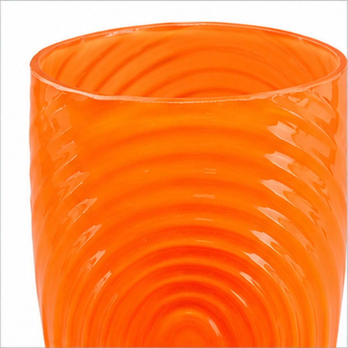 GV613 ORANGE GLASS VASES