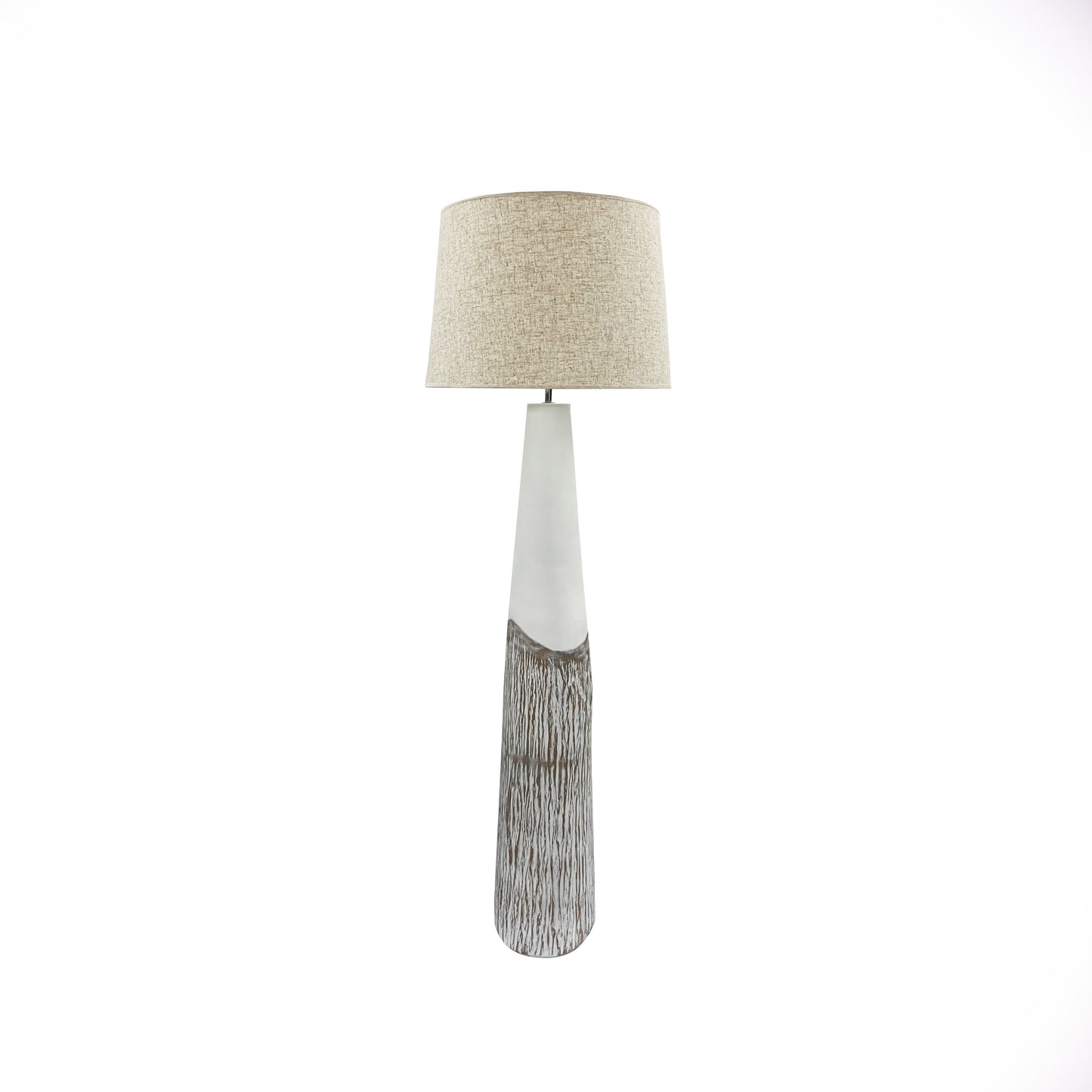 FL576 WHITE BROWN FLOOR LAMPS