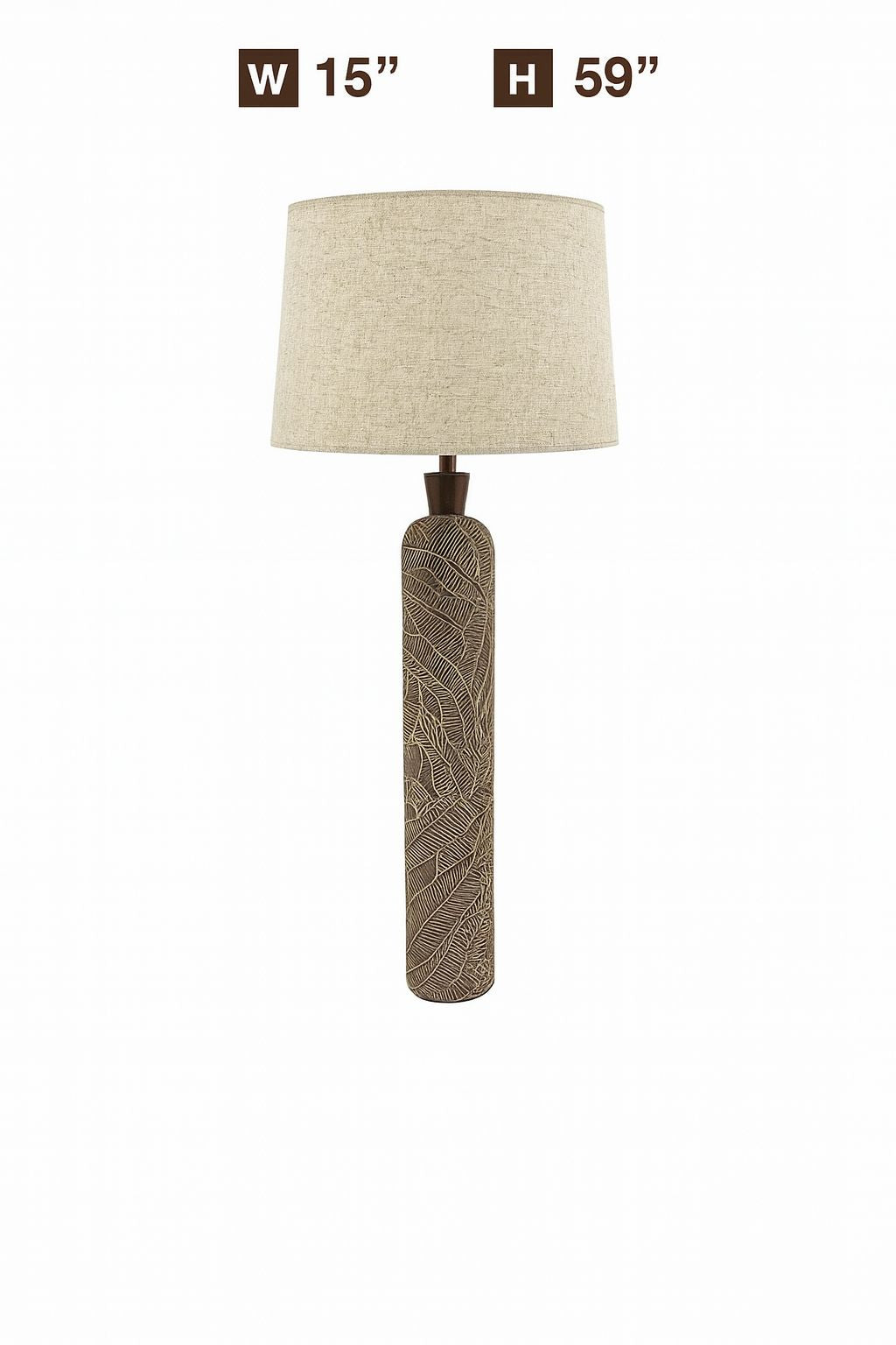 FL577 BROWN FLOOR LAMPS