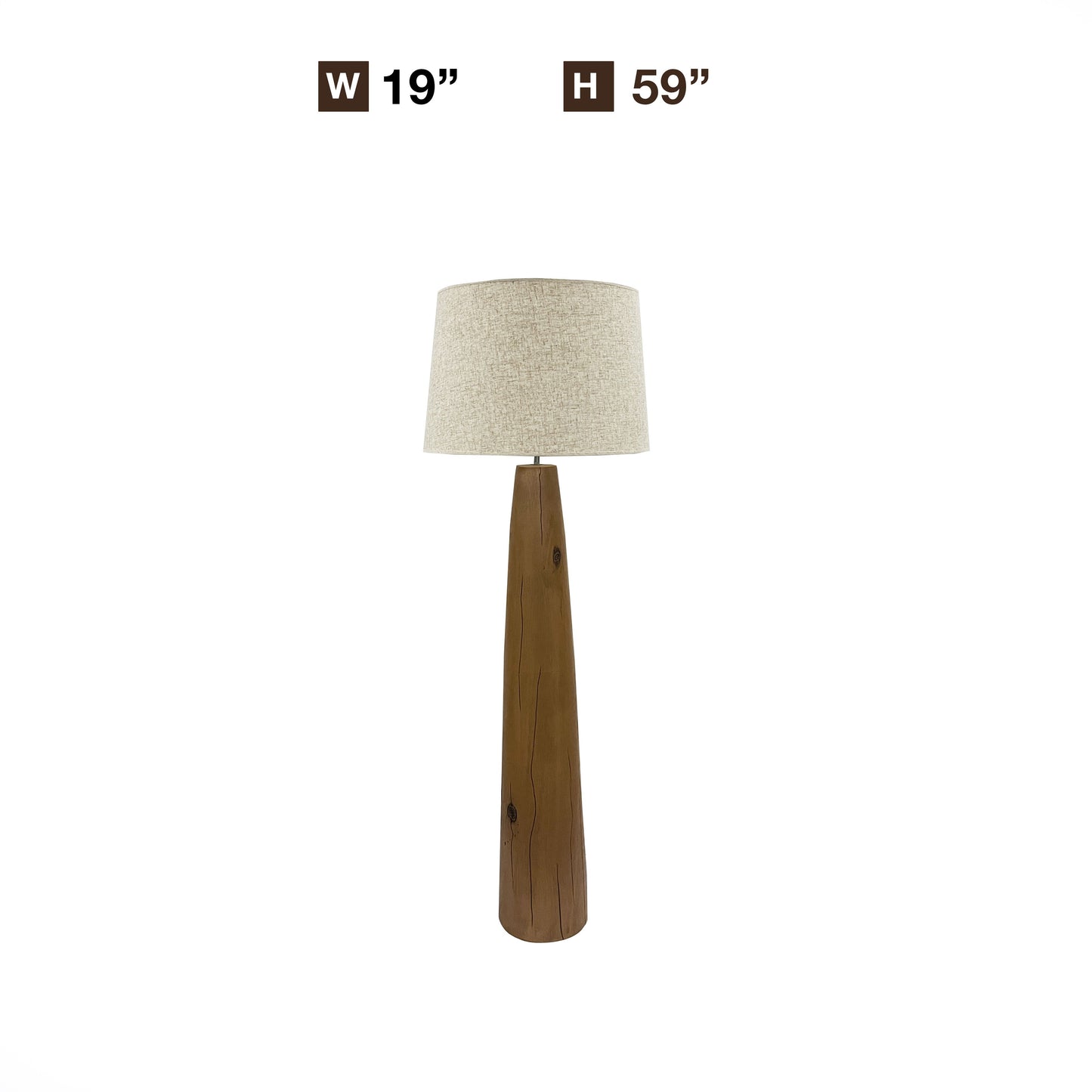 FL579 WOOD FINISH FLOOR LAMPS
