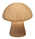 Mushroom Table Lamp - Sculpted Sandstone | LED & RGB Compatible | A15 Bulb | 10" X 10" | Decorative