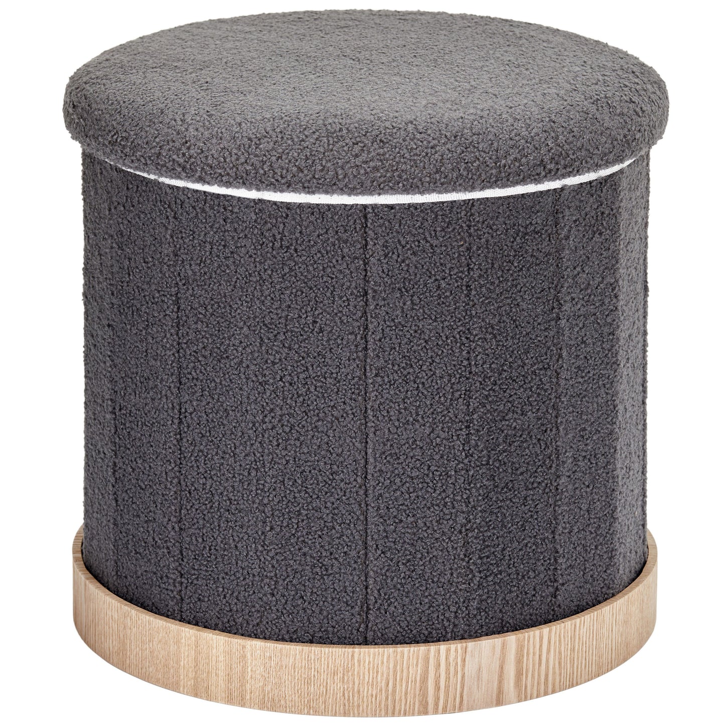 OT620 DARK GREY OTTOMAN