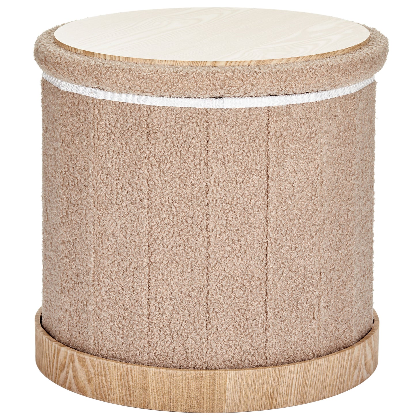 OT620 TAUPE OTTOMAN