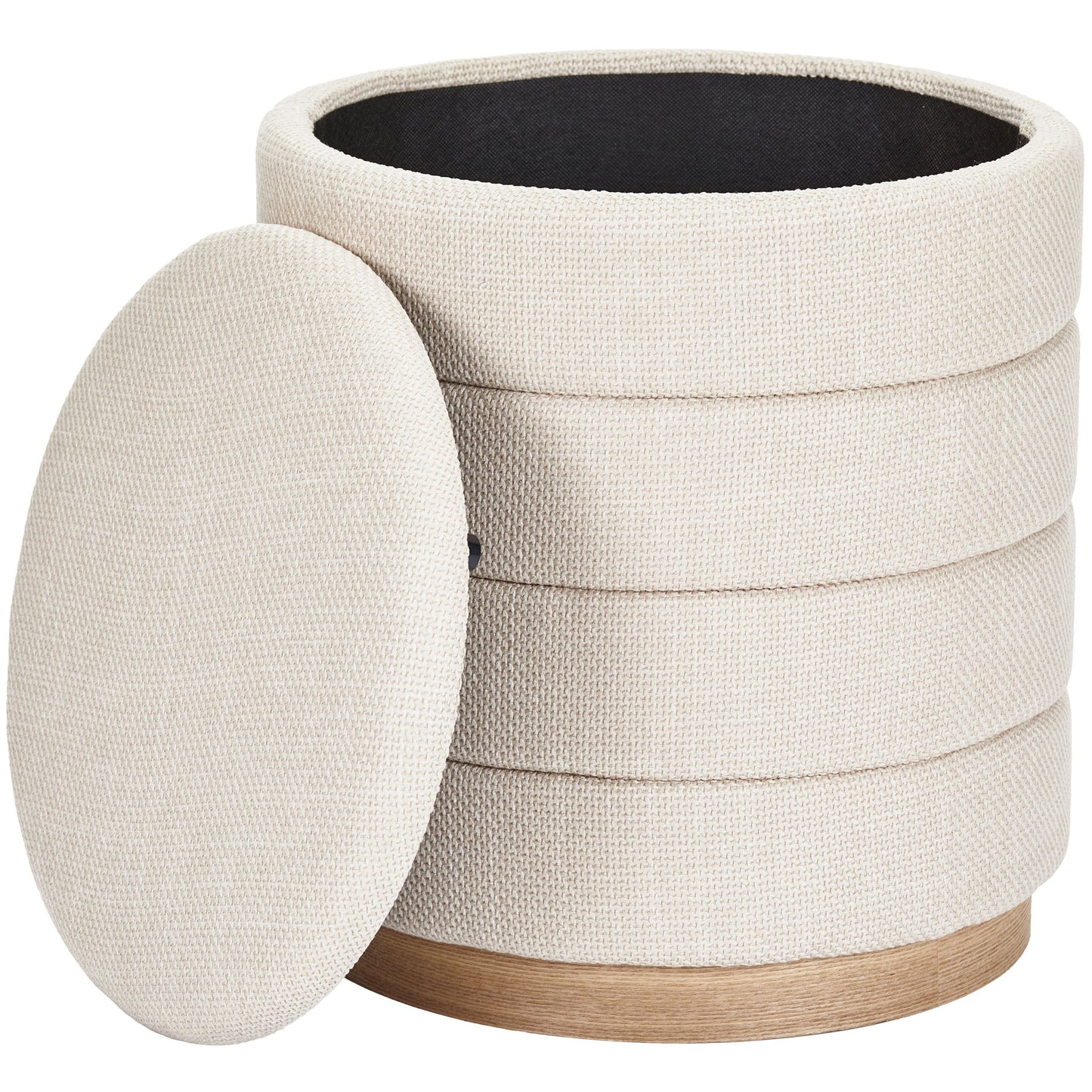 OT622 BEIGE OTTOMAN