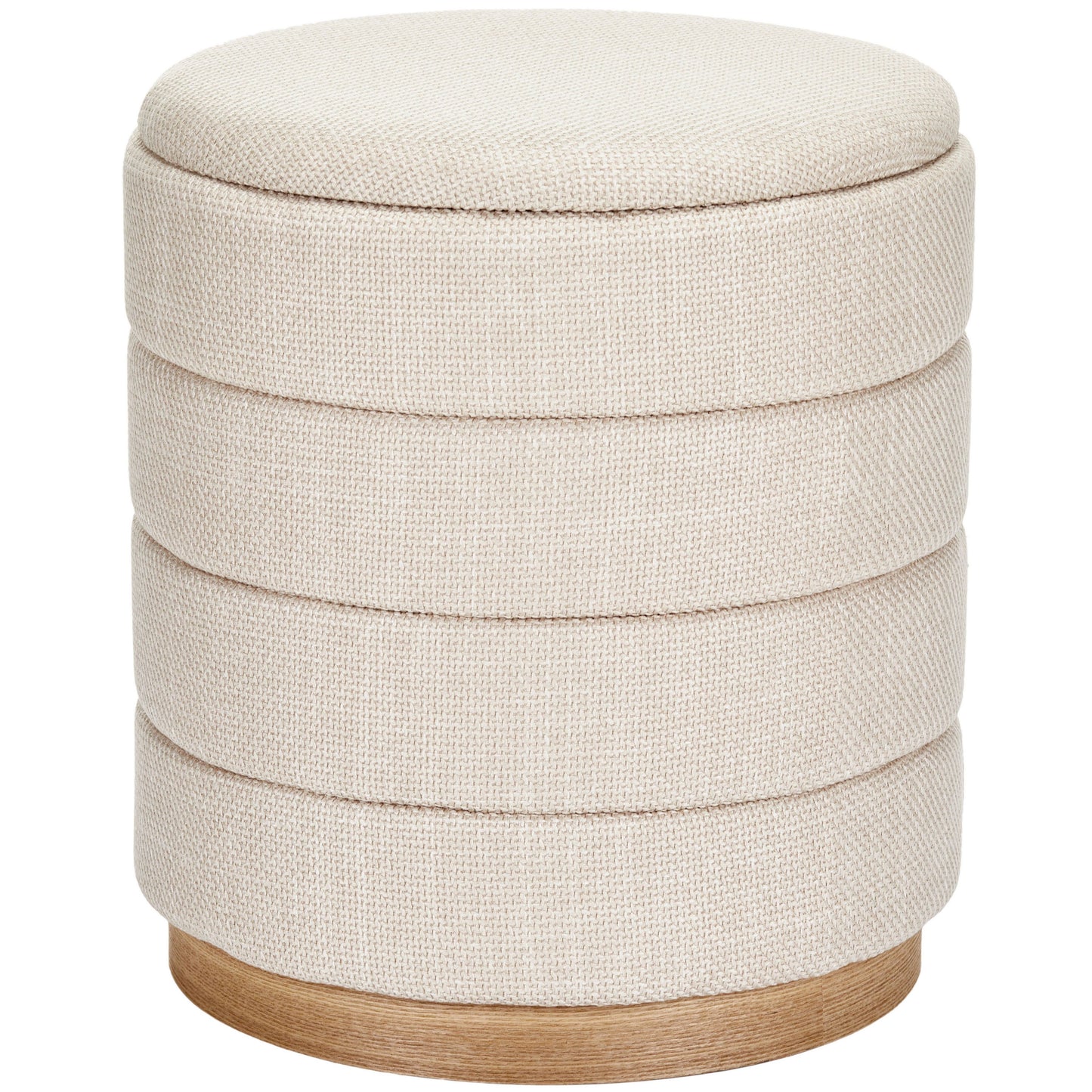 OT622 BEIGE OTTOMAN