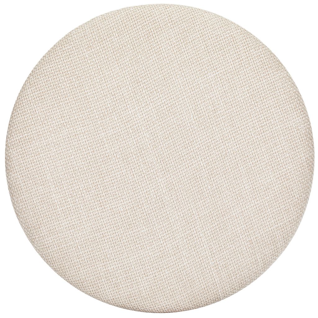 Tessa Ottoman Collection-Stylish Linen Cylinder Ottoman - Aria Home