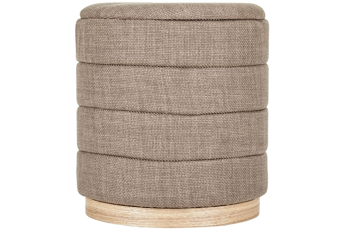 OT622 BROWN OTTOMAN