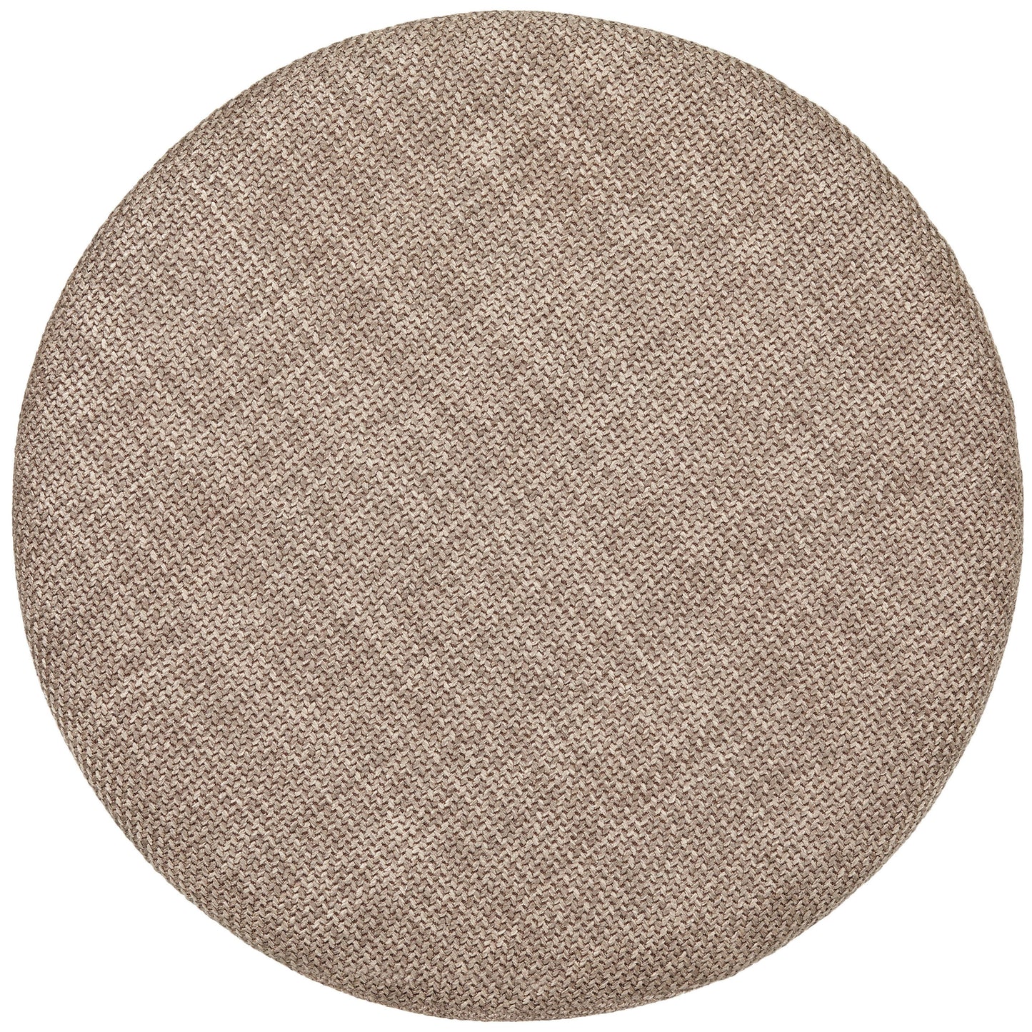 OT622 BROWN OTTOMAN