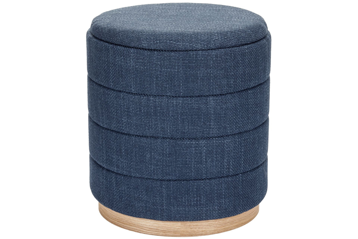 OT622 DARK BLUE OTTOMAN
