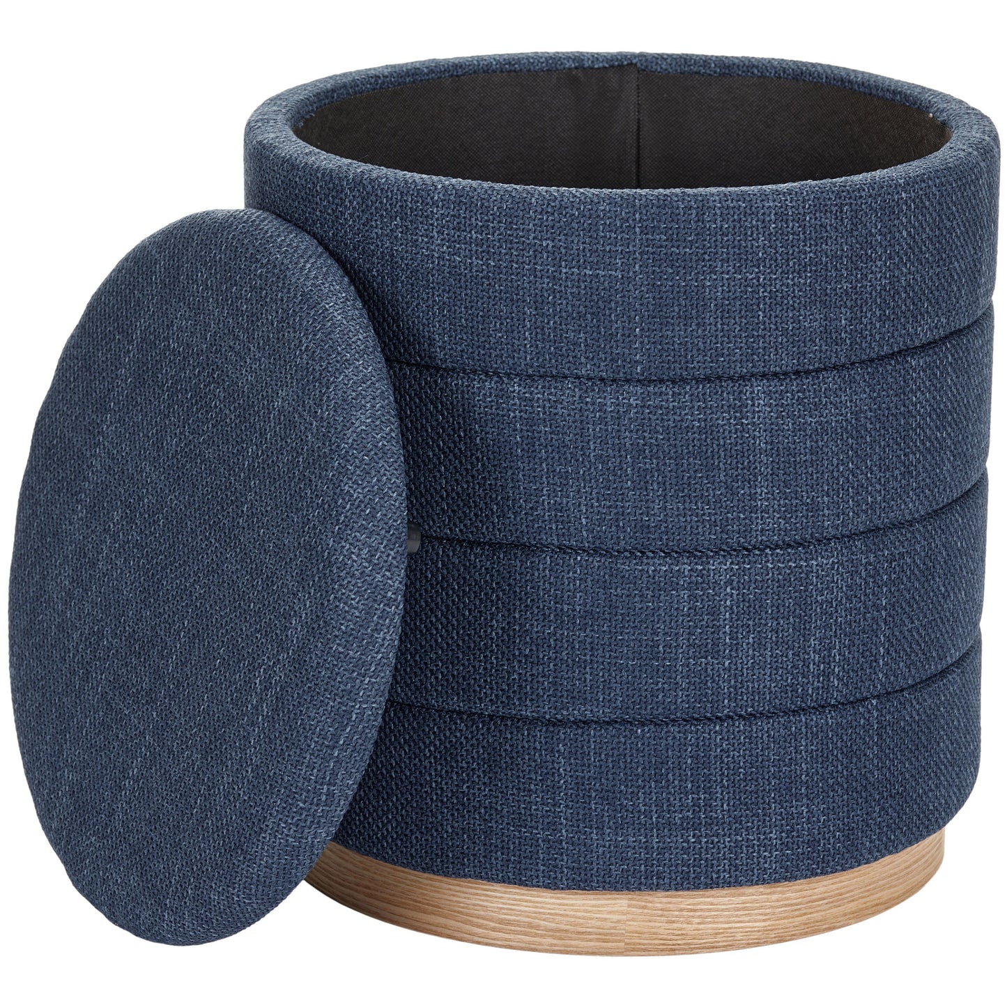 OT622 DARK BLUE OTTOMAN