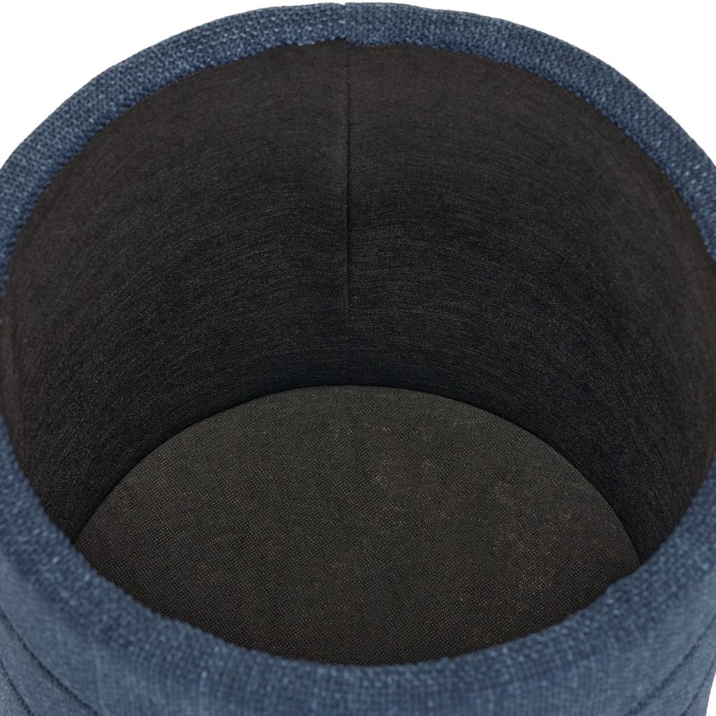 Tessa Ottoman Collection-Stylish Linen Cylinder Ottoman - Aria Home