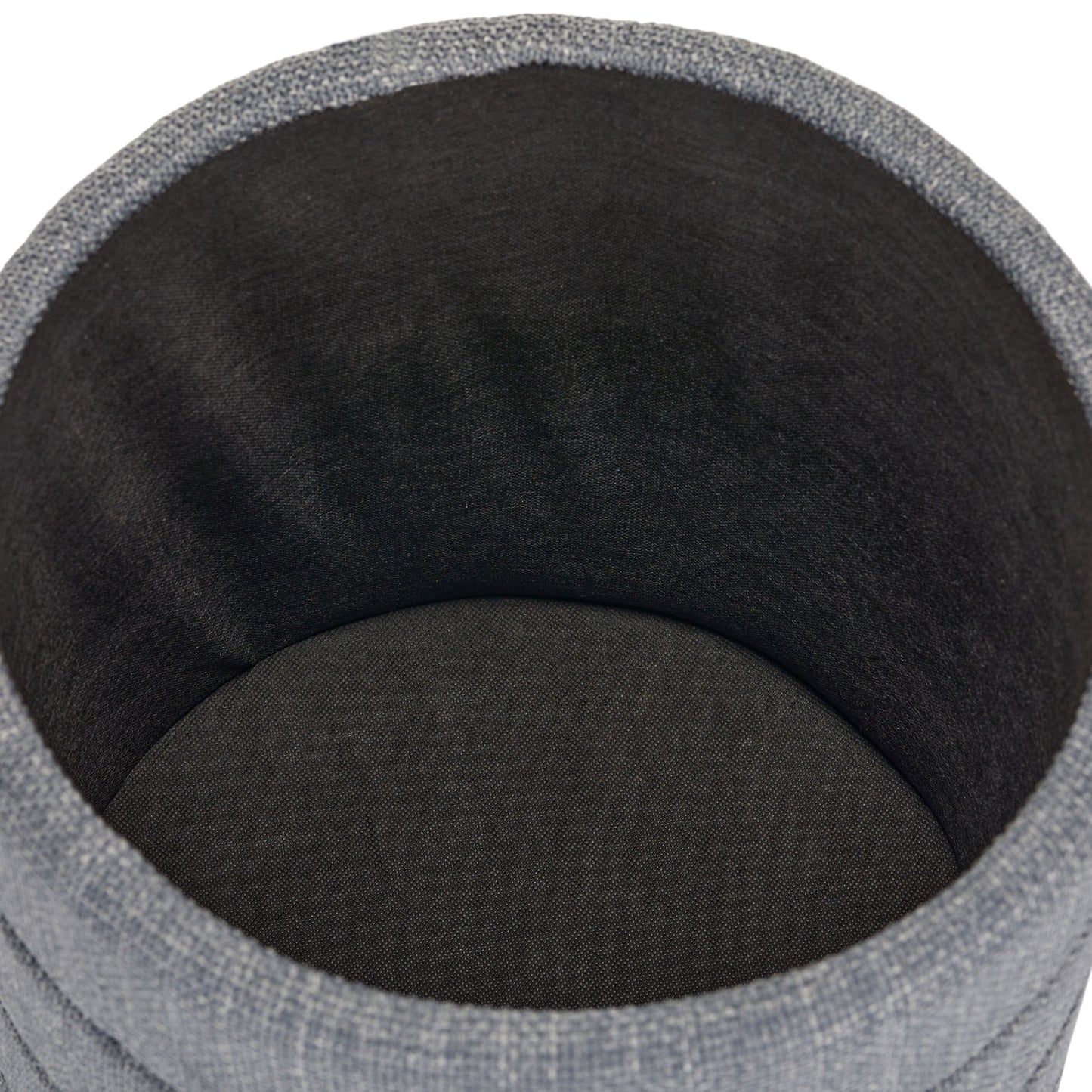 OT622 GREY OTTOMAN