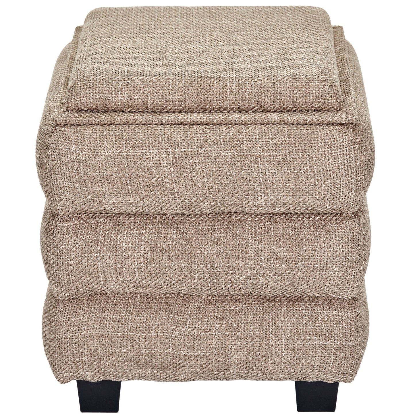 OT623 LIGHT BROWN OTTOMAN