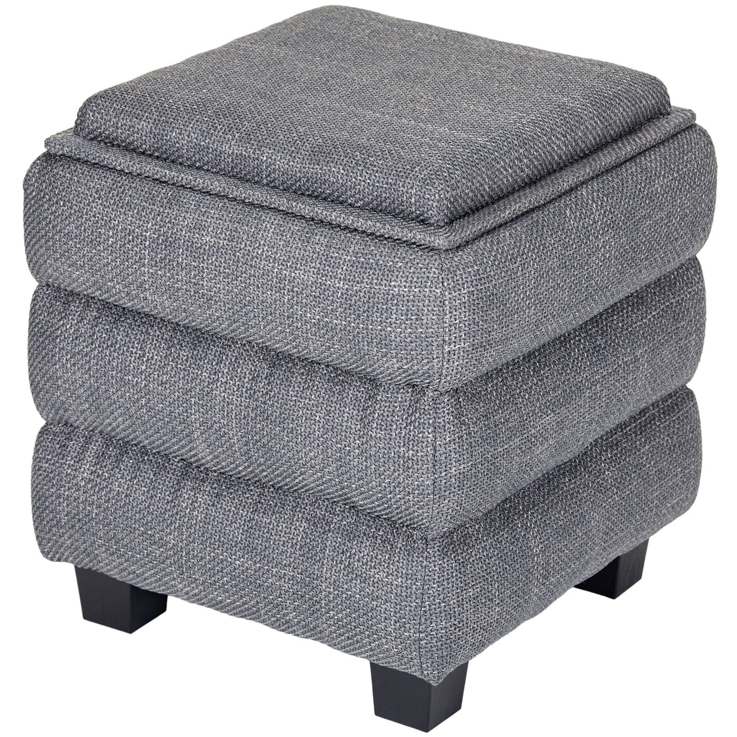OT623 DARK GREY OTTOMAN