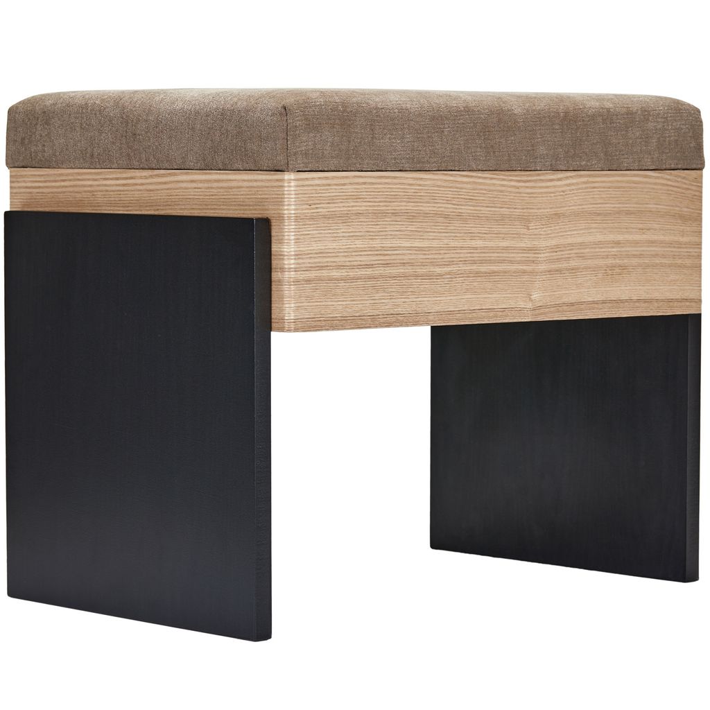 Tessa Bench-Upholstered Chenille Bench - Aria Home