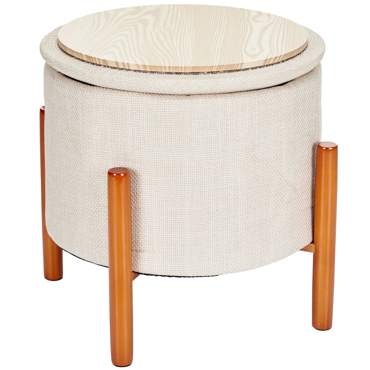 OT625 BEIGE OTTOMAN