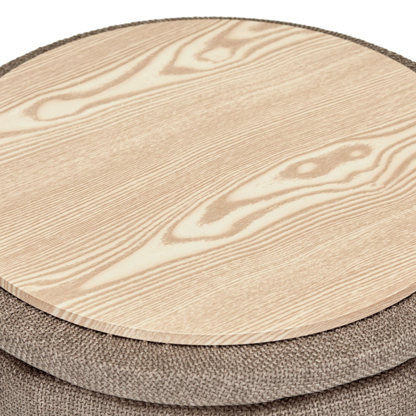 OT625 BROWN OTTOMAN