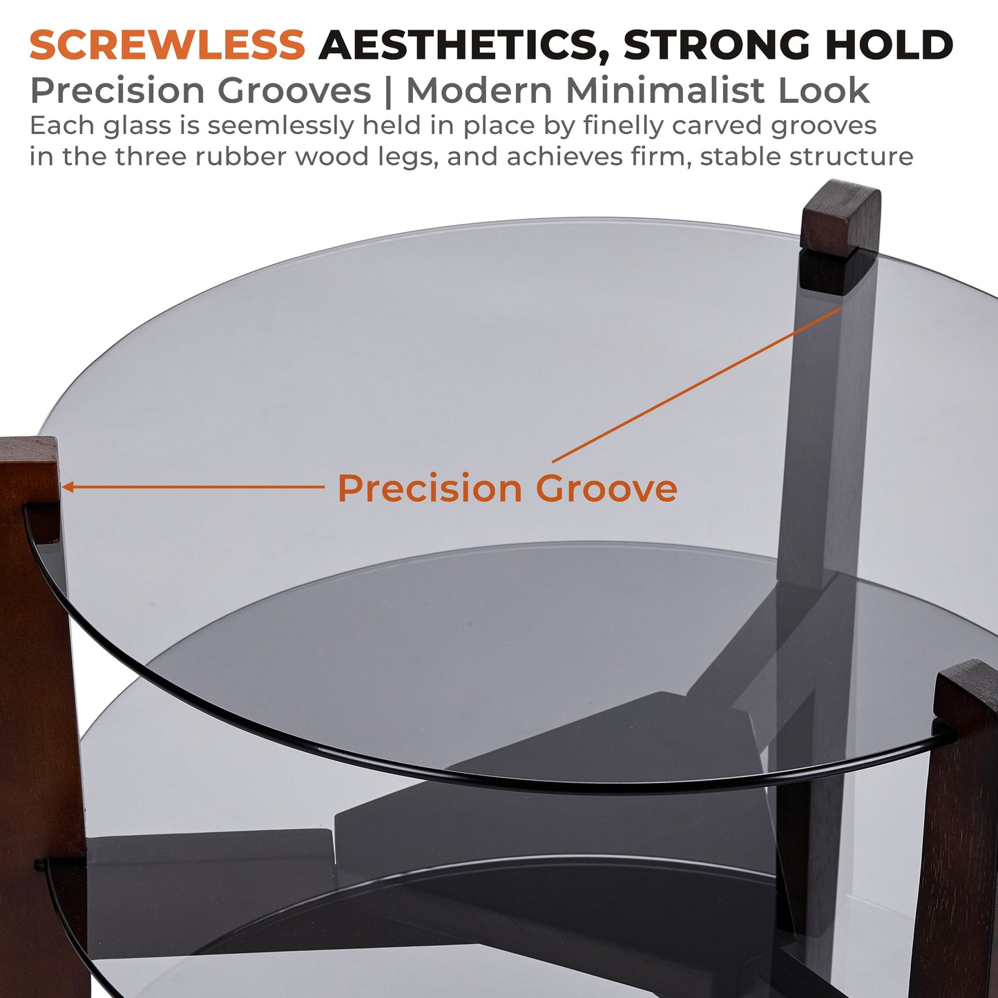 CTB637 BROWN END TABLE