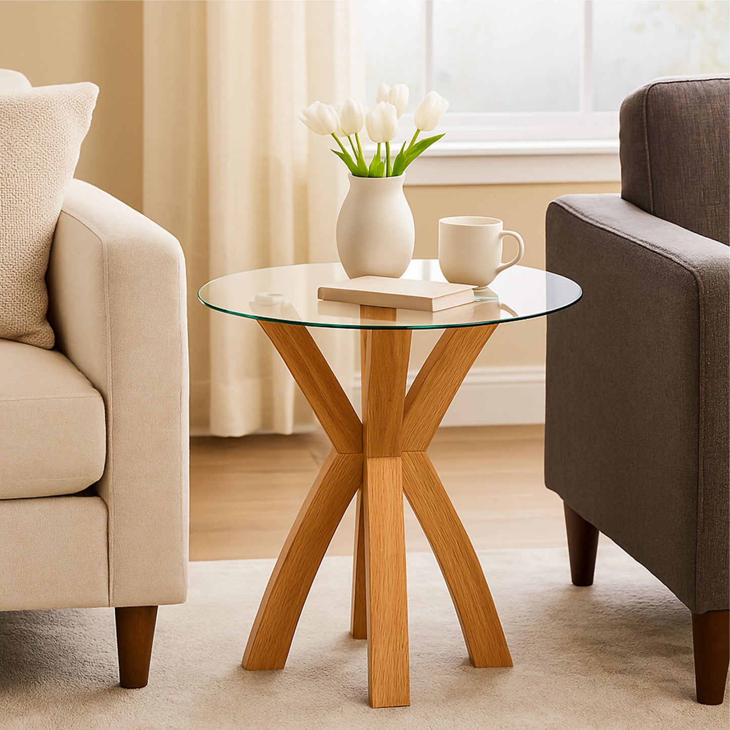 CTB638 NATURE OAK END TABLE