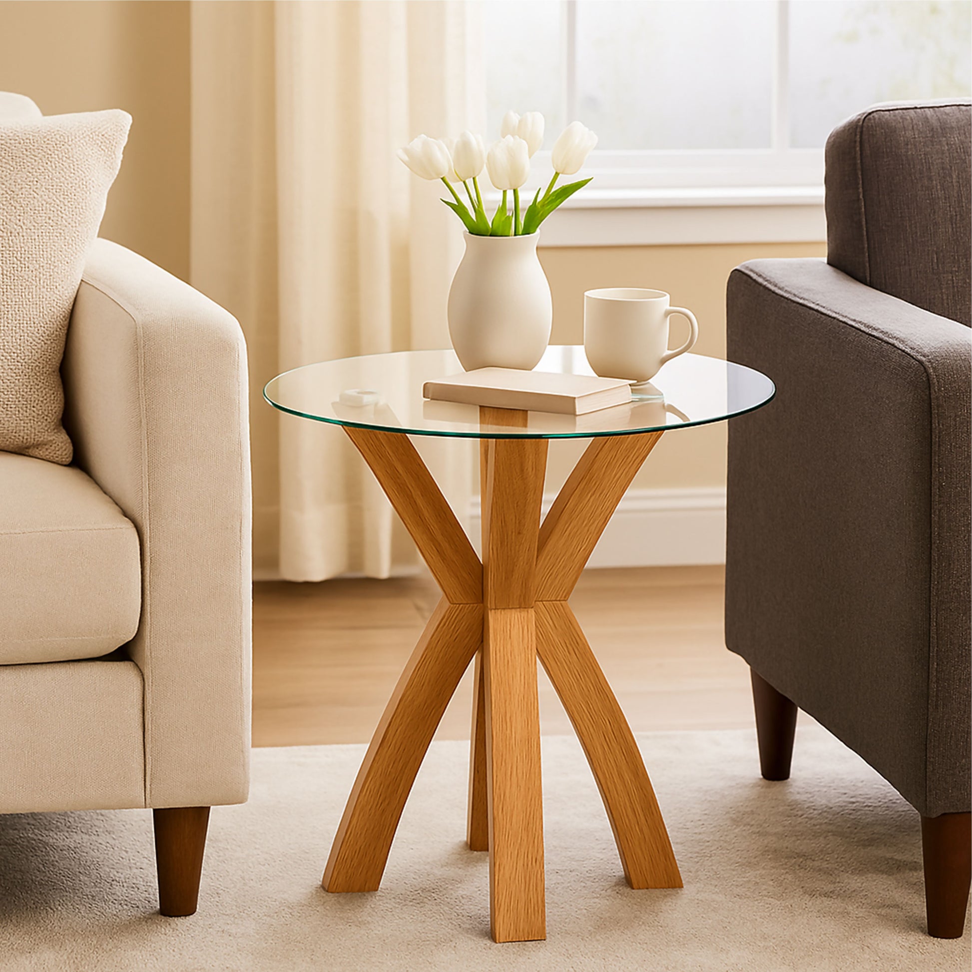 CTB638 NATURE OAK END TABLE