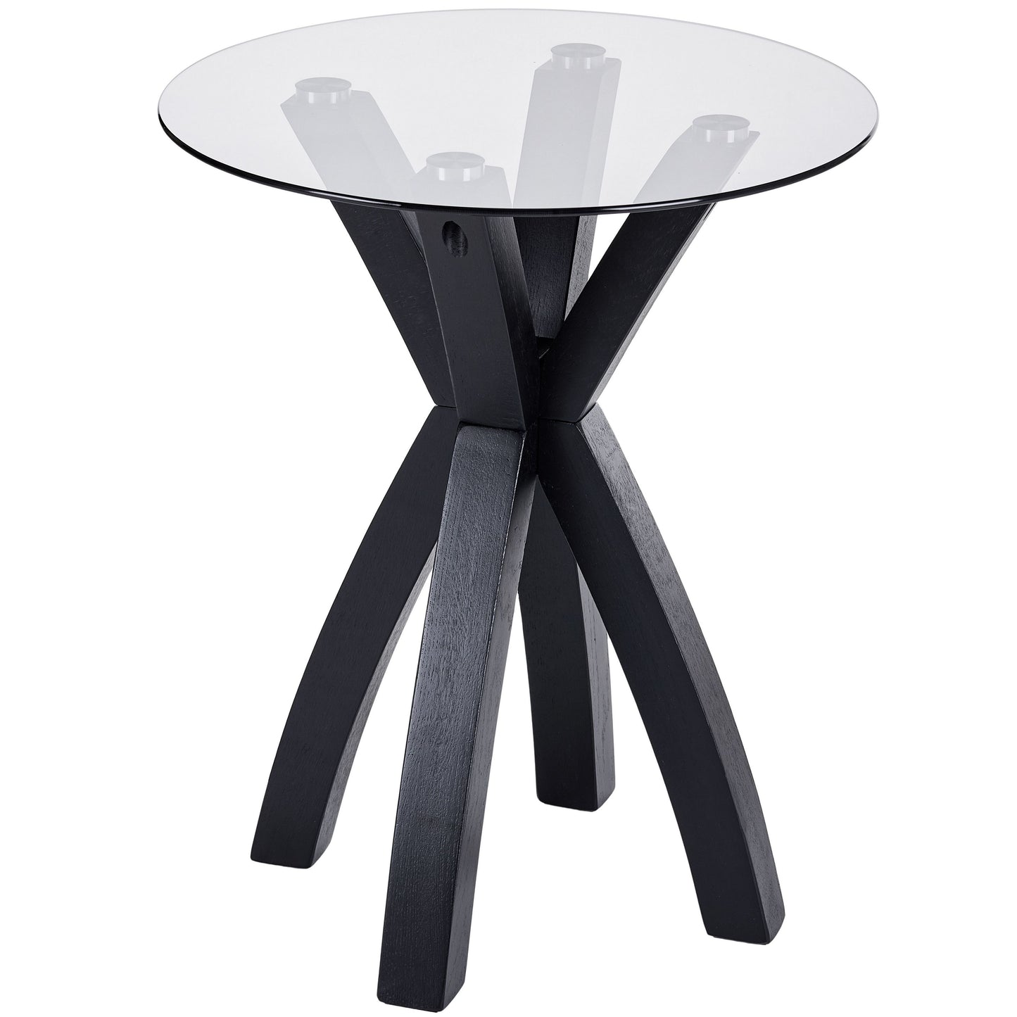 CTB638 BLACK OAK END TABLE