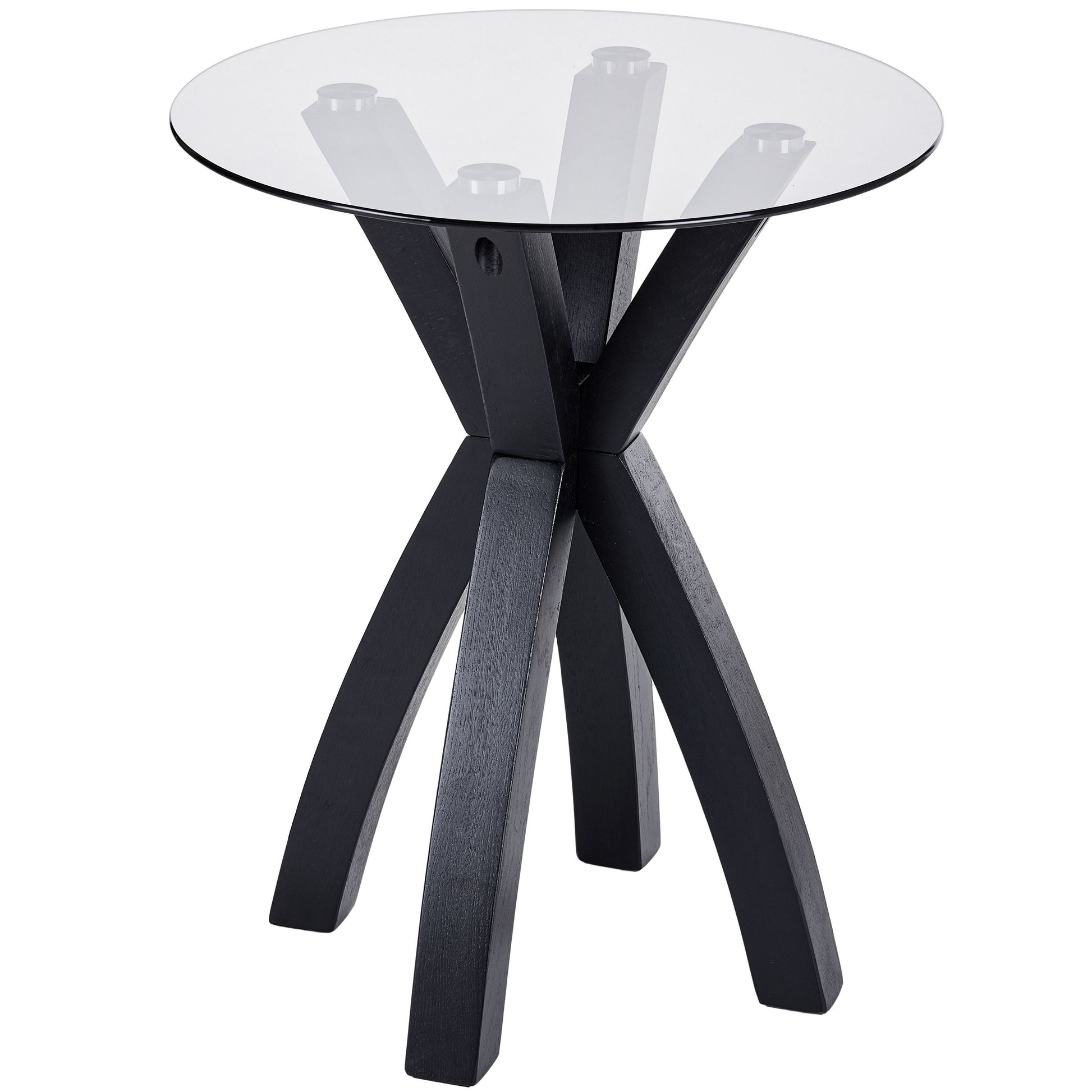 CTB638 BLACK OAK END TABLE