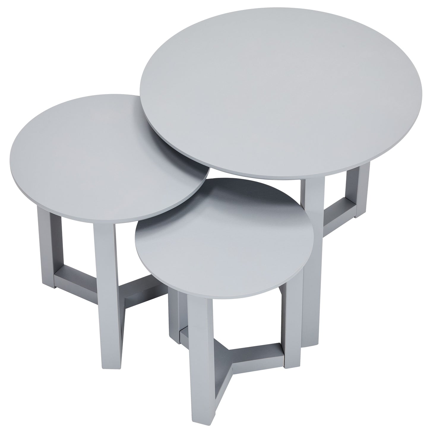 CTB639 GRAY NESTING TABLE
