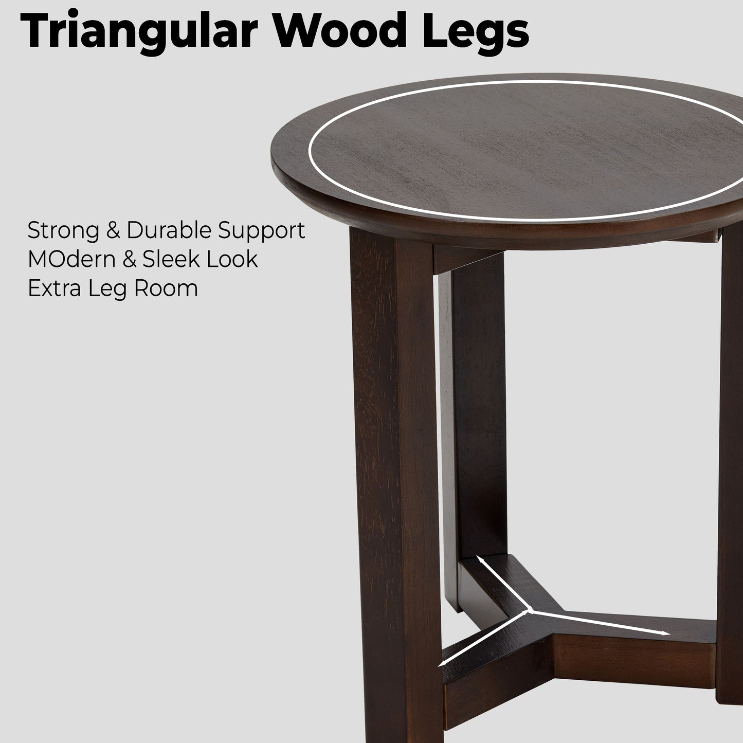 CTB639 BROWN NESTING TABLE