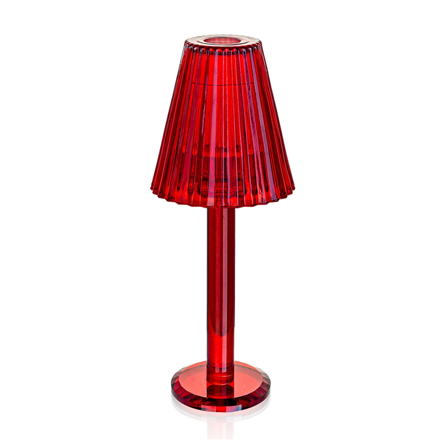 GL615 RED CANDLE HOLDERS