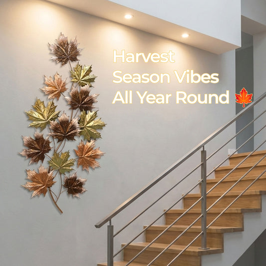 MDC500 MAPLE GOLD METAL WALL DECOR