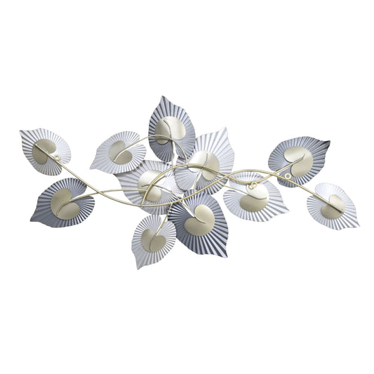 MDC506 GOLD CHARCOAL METAL WALL DECOR