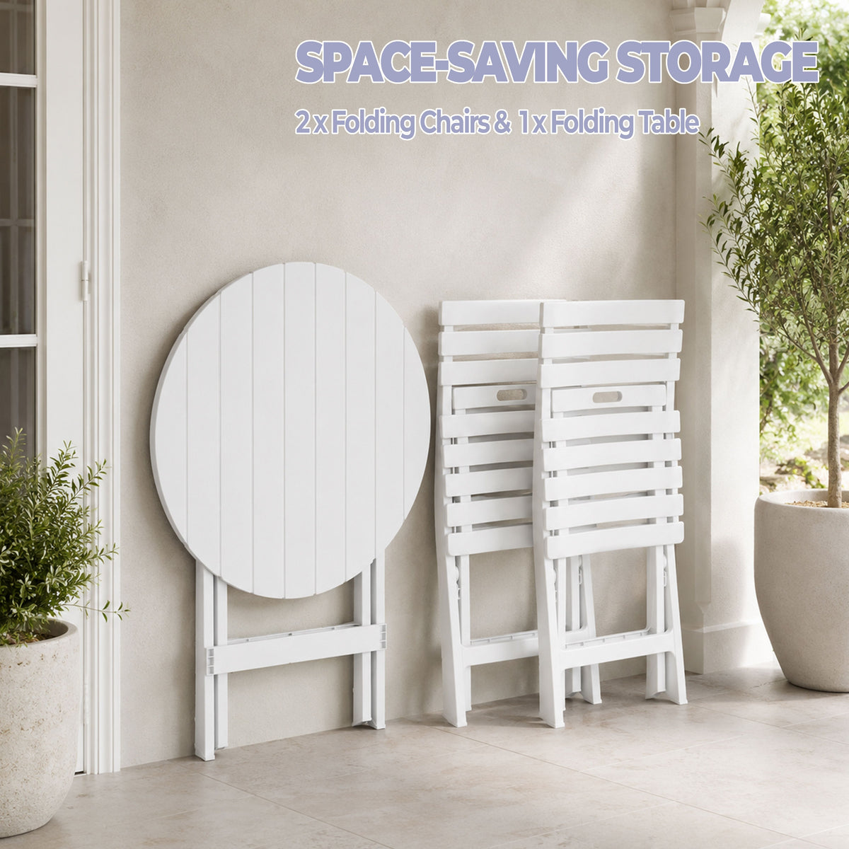 STB3021 WHITE PATIO CHAIRS