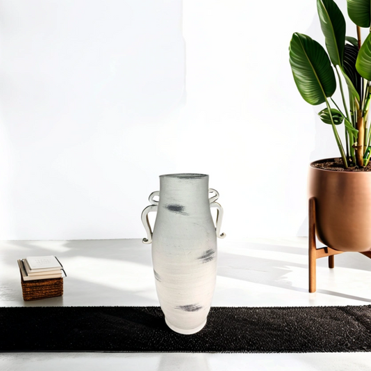 Ceramic Vase - Decorative - Vintage - Boho - Shabby Chic - Modern Luxury - Centerpiece - Gift - Aria Home