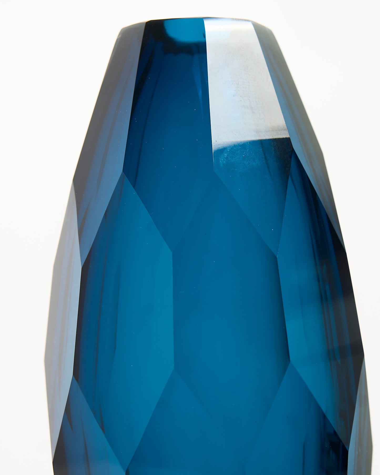 Cut Glass Vase - Modern Luxury - Modern Home Accent - Home Decor - Fancy - Elegant - Bold - Aria Home