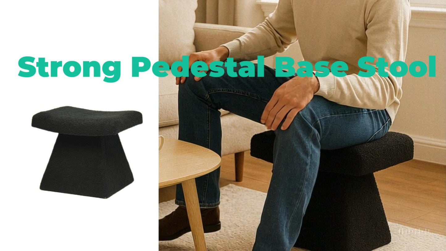 T-Shape Stool in Black - Aria Home