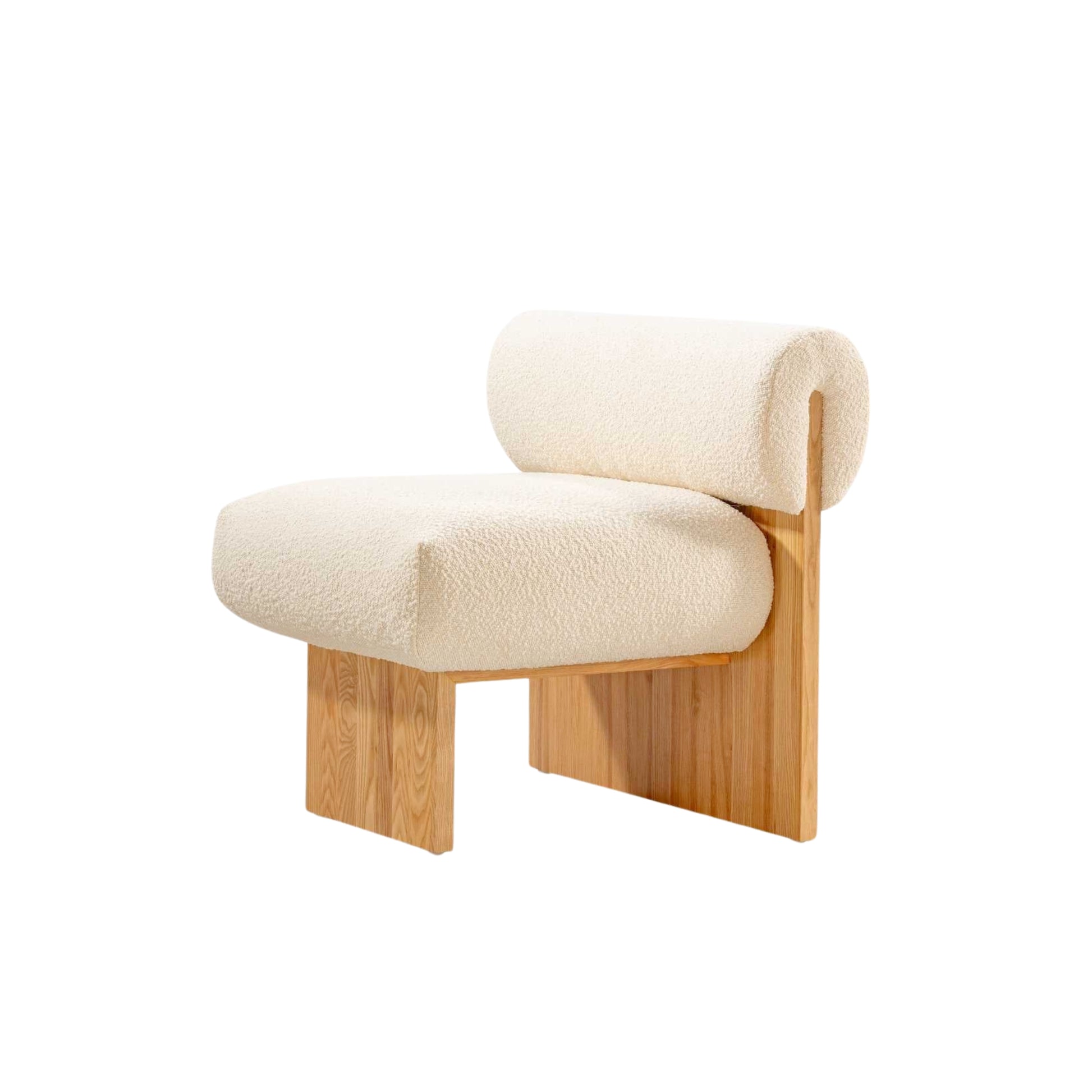 Verve Mod Rollback Chair-Modern Ashwood Frame & Dorrell Fabric Upholstery - Aria Home