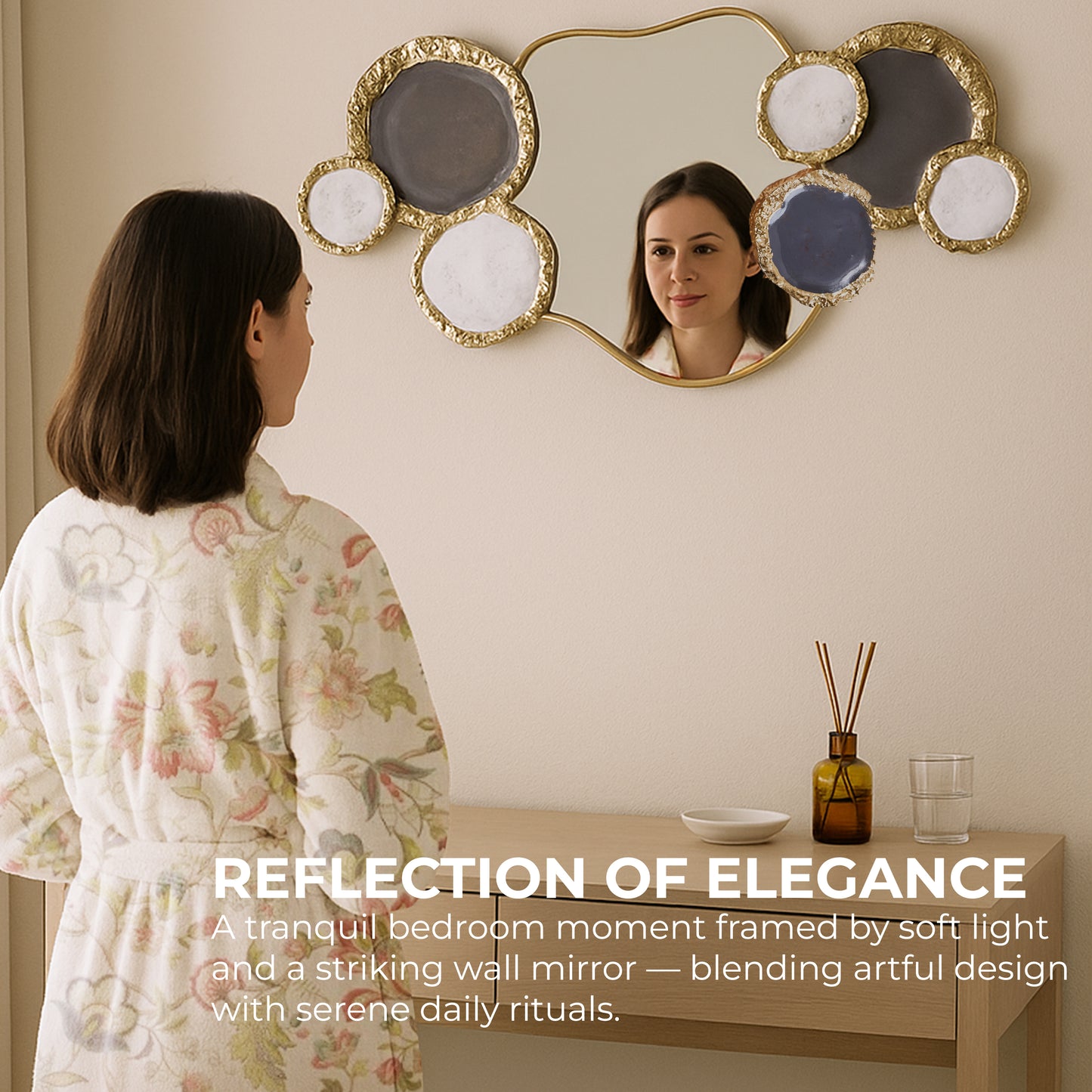 Large-Scale Mirrored Wall Art, Luisay Wall Art Collection