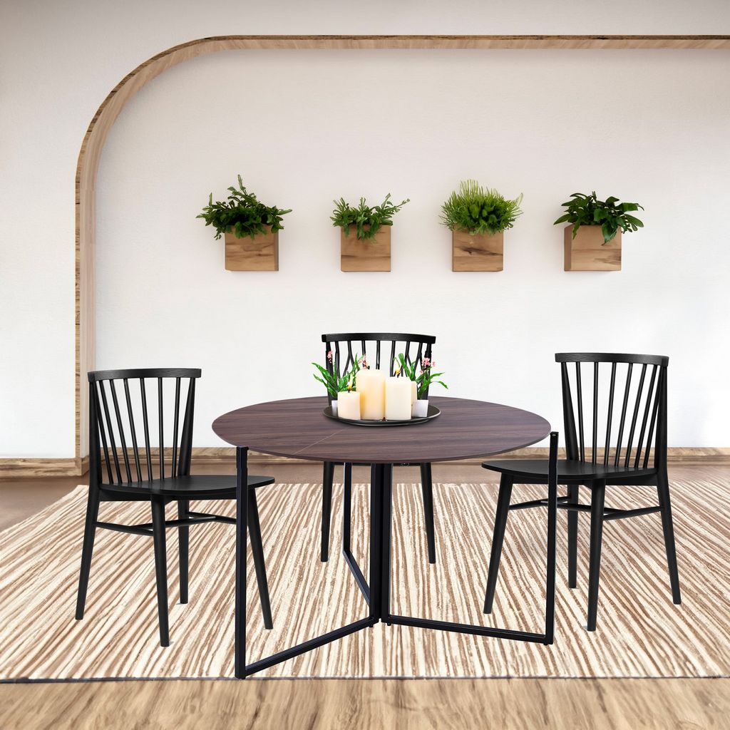 Gather, Dine, and Unwind: The Versatile Charm of Wood Round Dining Tables That Fold to Fit Your Life