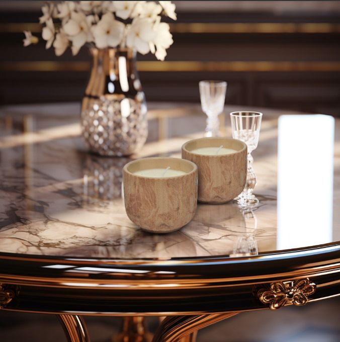 CECA269 TERRA COTTA CANDLES UNSCENTED