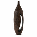 PLR202 BROWN POLYRESIN VASES